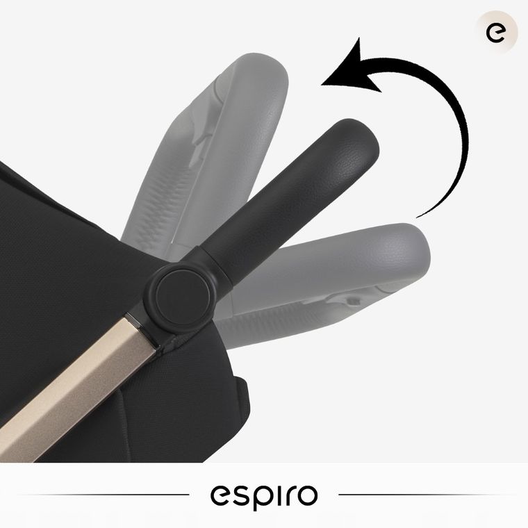 Espiro, Pearl, wózek spacerowy, 10 black pearl
