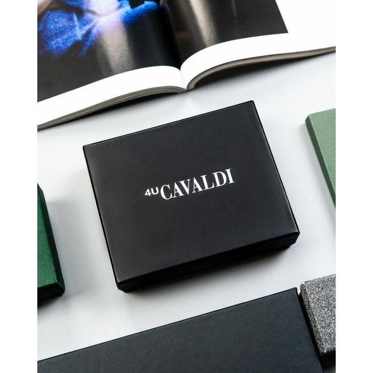 Etui na dokumenty, czerwone, skórzane, 4U Cavaldi