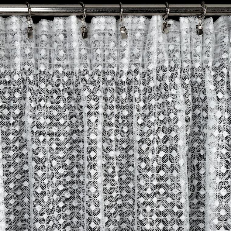 Eurofirany, firana gotowa, Alaya, na taśmie, 140-270 cm, biały