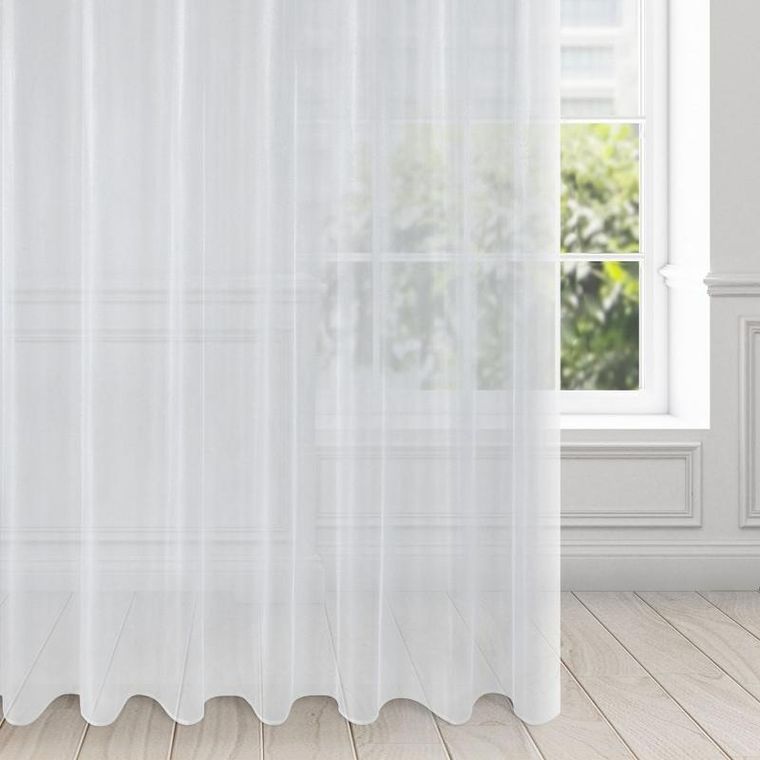 Eurofirany, firana gotowa, Alexa, 350-250 cm, biały