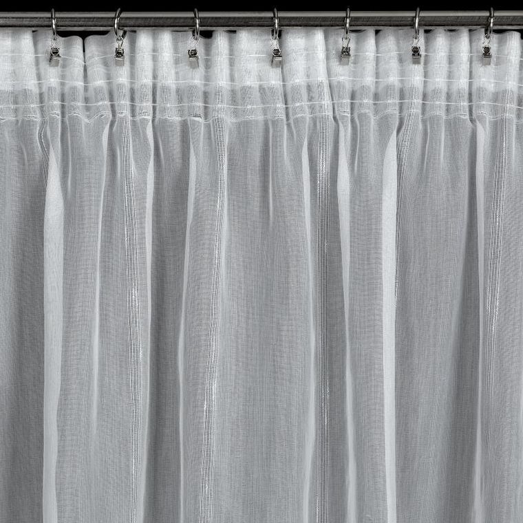 Eurofirany, firana gotowa, Alexi, na taśmie, 140-280 cm, biały