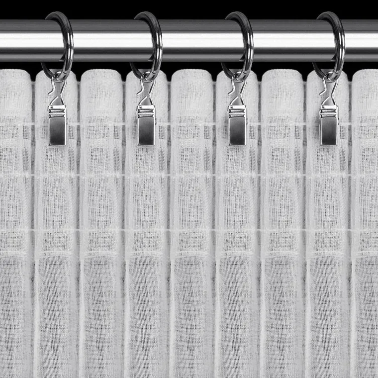 Eurofirany, firana gotowa, Artemida, na taśmie, 200-70 cm, biały