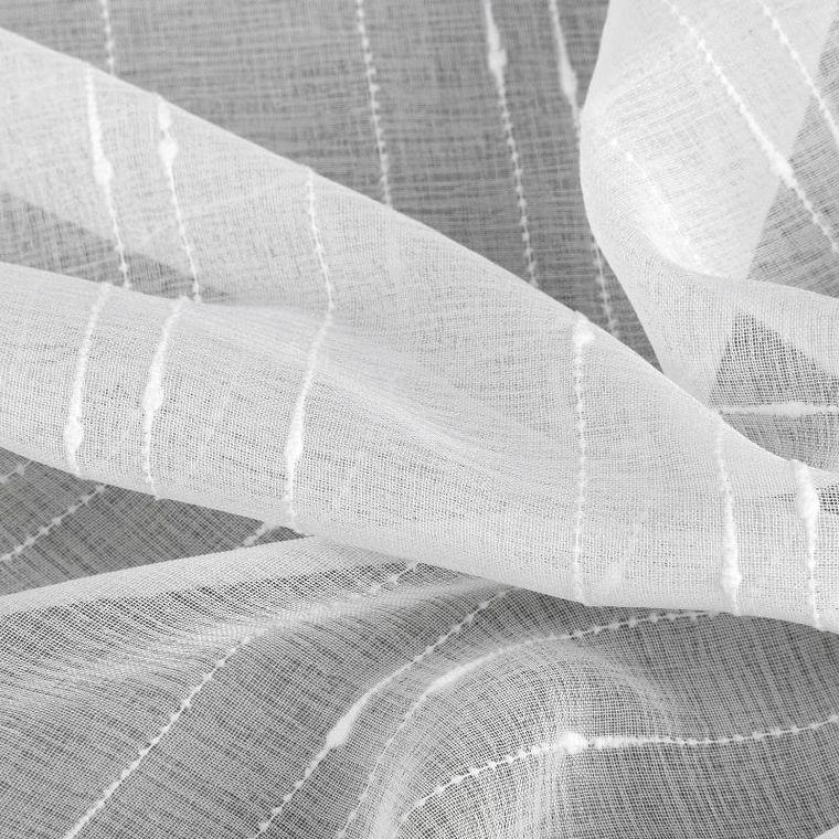 Eurofirany, firana gotowa Becky, 140-250 cm, biały