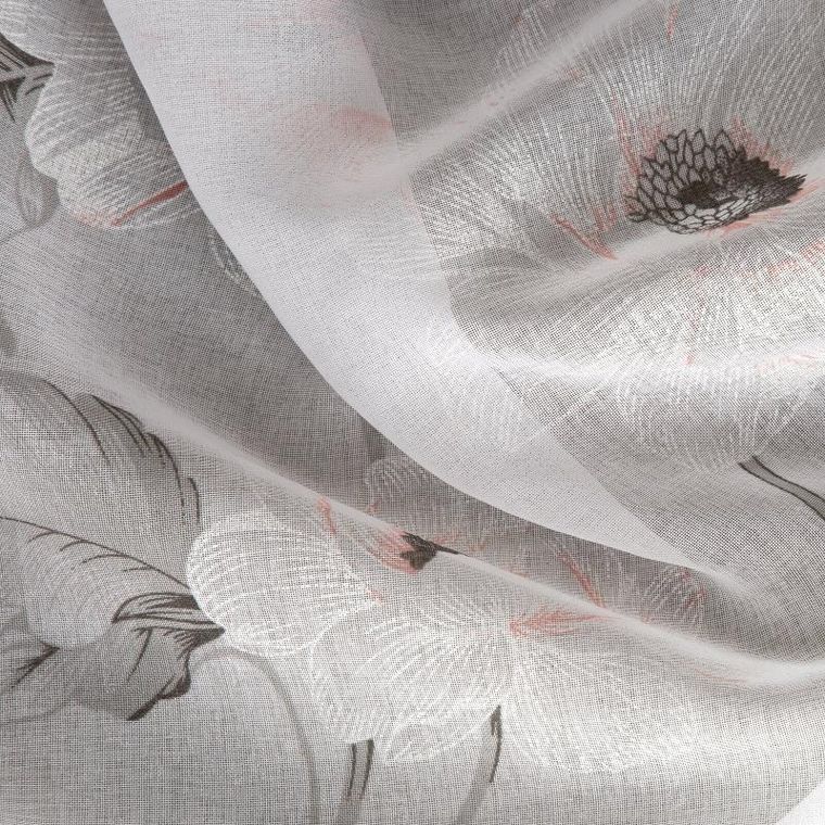 Eurofirany, firana gotowa, Bessy, 140-250 cm, różowy