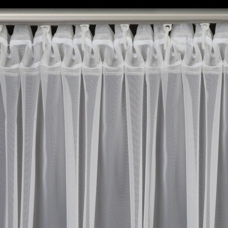 Eurofirany, firana gotowa, Caroline, na taśmie, 400-250 cm, biały