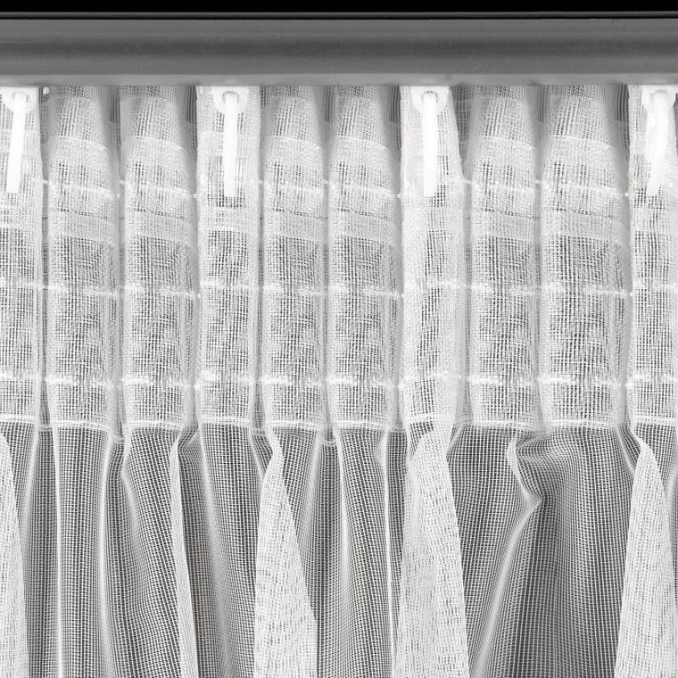 Eurofirany, firana gotowa, na taśmie, Katrina, 150-350 cm, biały