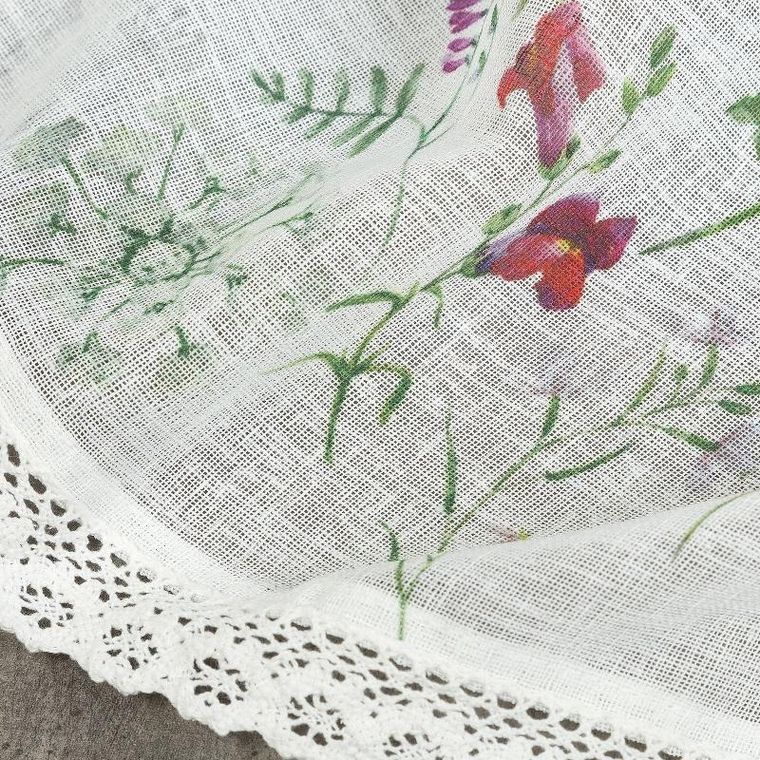 Eurofirany, firana gotowa na taśmie, Sylwia, 30-150 cm, różowy