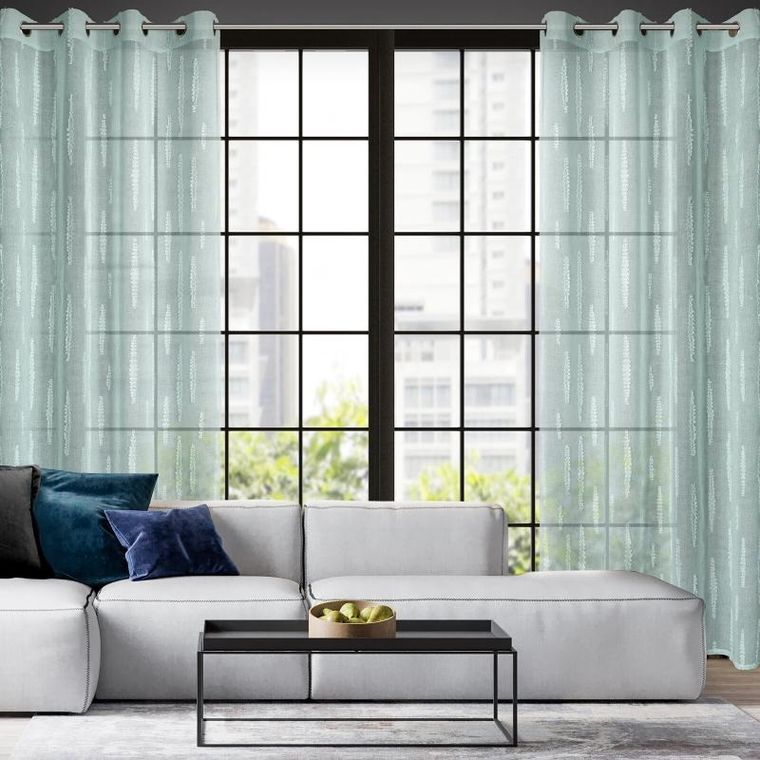 Eurofirany, zasłona gotowa, Aleni, 140-250 cm, miętowy