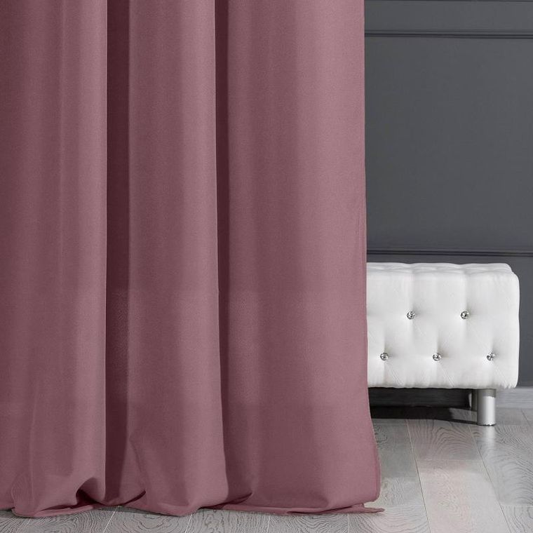 Eurofirany, zasłona gotowa D91 Adore, 140-250 cm, ciemnoróżowy
