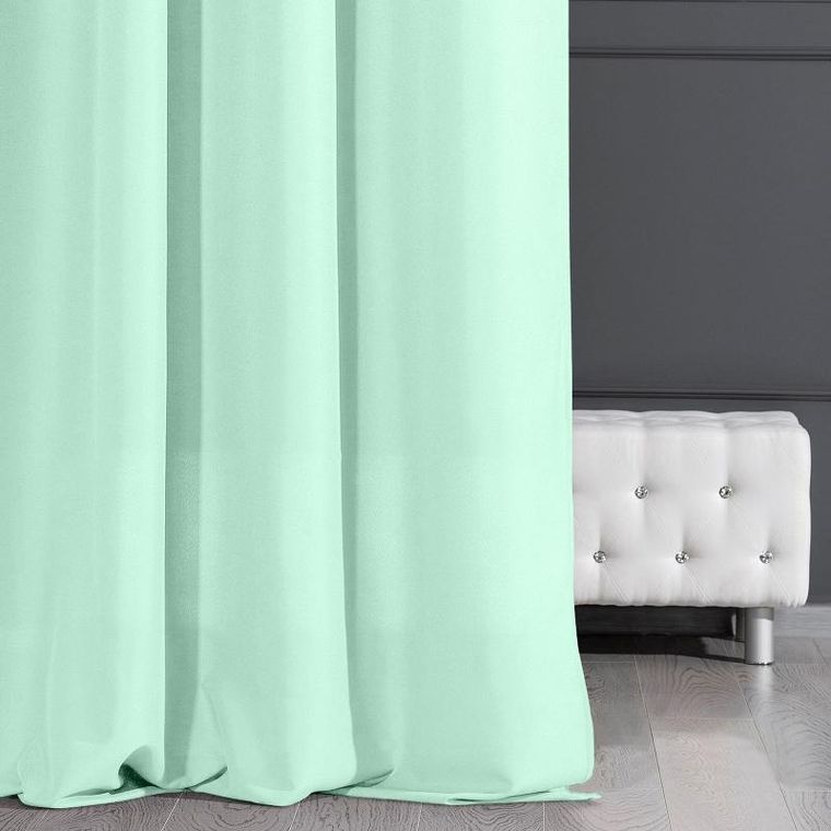 Eurofirany, zasłona gotowa D91 Adore, 140-250 cm, jasnomiętowy