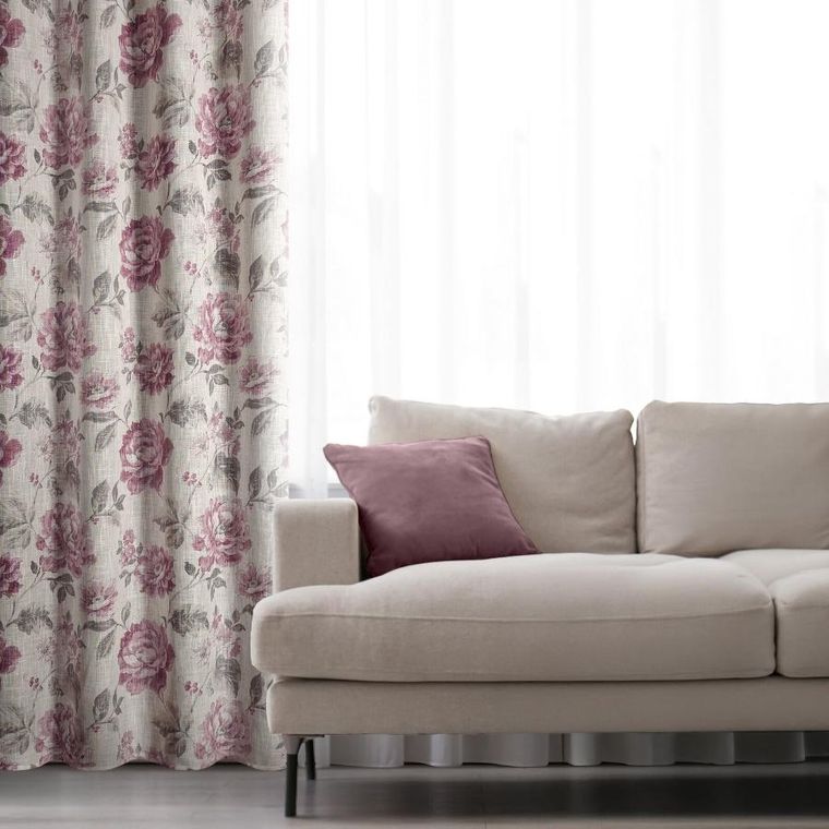 Eurofirany, zasłona gotowa Davena, 140-250 cm, naturalny