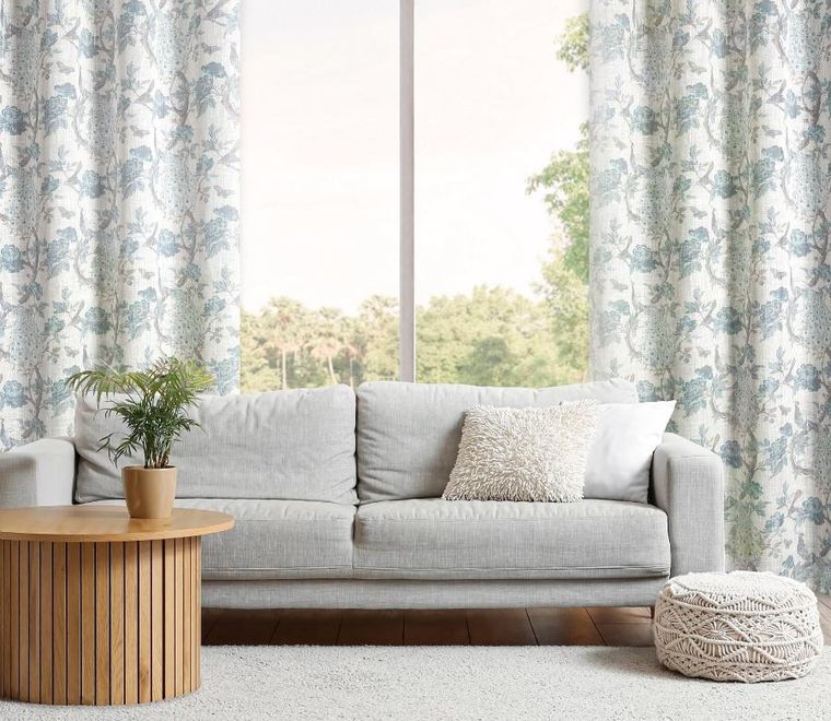 Eurofirany, zasłona gotowa Emera, 140-250 cm, naturalny