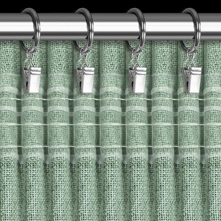 Eurofirany, zasłona gotowa, Jula2, na taśmie, 140-270 cm, ciemnozielony