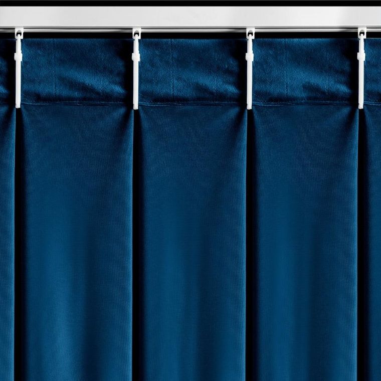 Eurofirany, zasłona gotowa, Melanie, 125-270 cm, granatowy