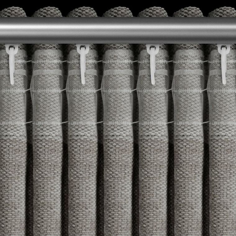 Eurofirany, zasłona gotowa, Neska, na taśmie, 140-270 cm, beżowy