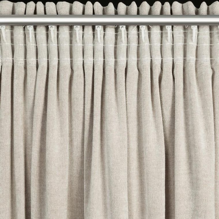 Eurofirany, zasłona gotowa, Nilo, na taśmie, 140-270 cm, beżowy