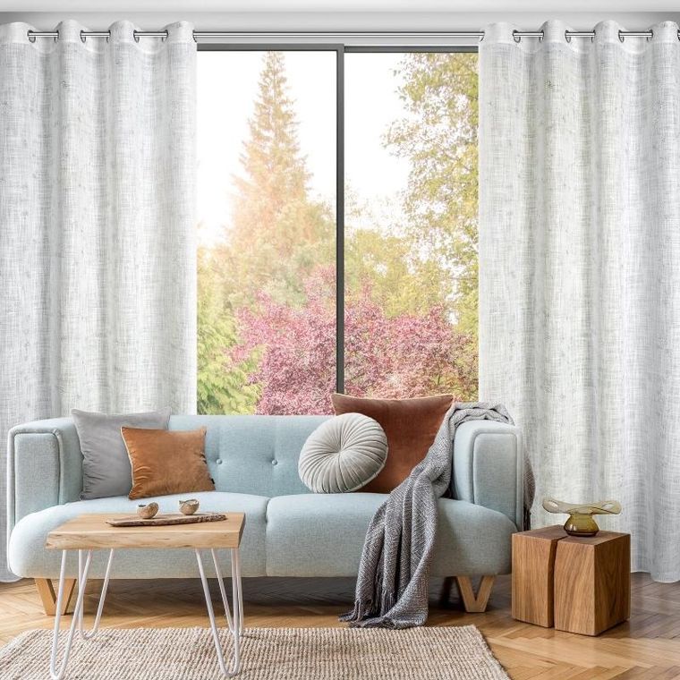 Eurofirany, zasłona gotowa, Solana, 140-250 cm, kremowy