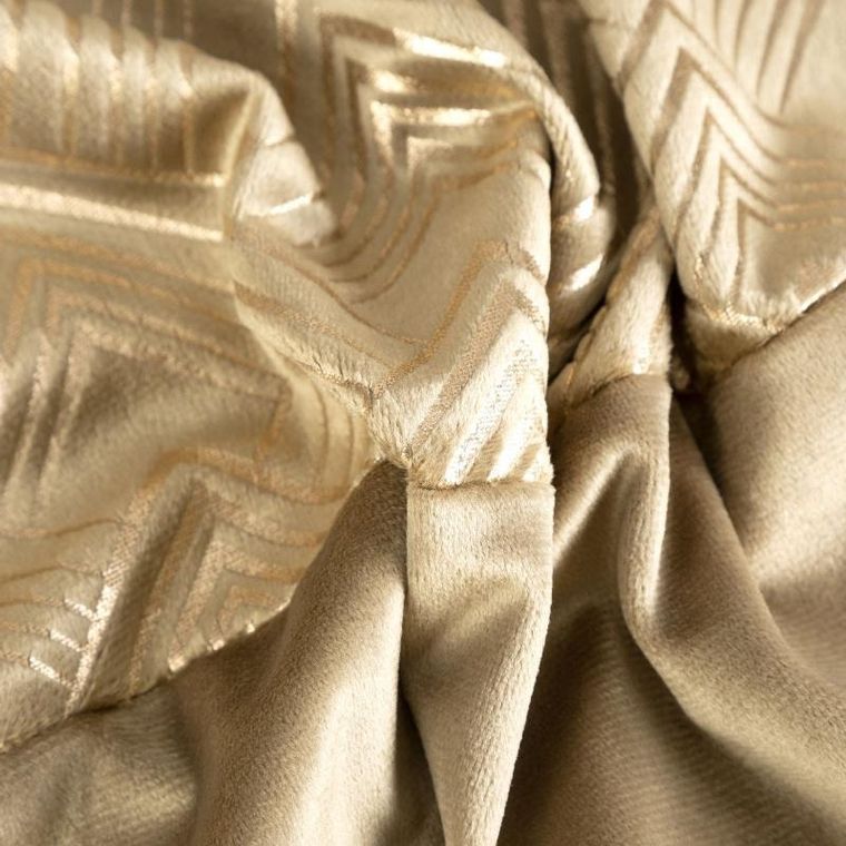 Eurofirany, zasłona zaciemniająca gotowa, Elen, 140-250 cm, beżowy