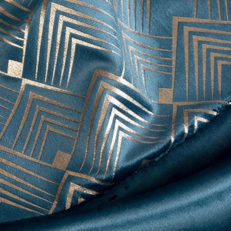 Eurofirany, zasłona zaciemniająca gotowa, Elen, 140-250 cm, niebieski