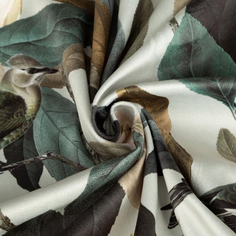 Eurofirany, zasłona zaciemniająca gotowa, Eleni, 140-250 cm, oliwkowy