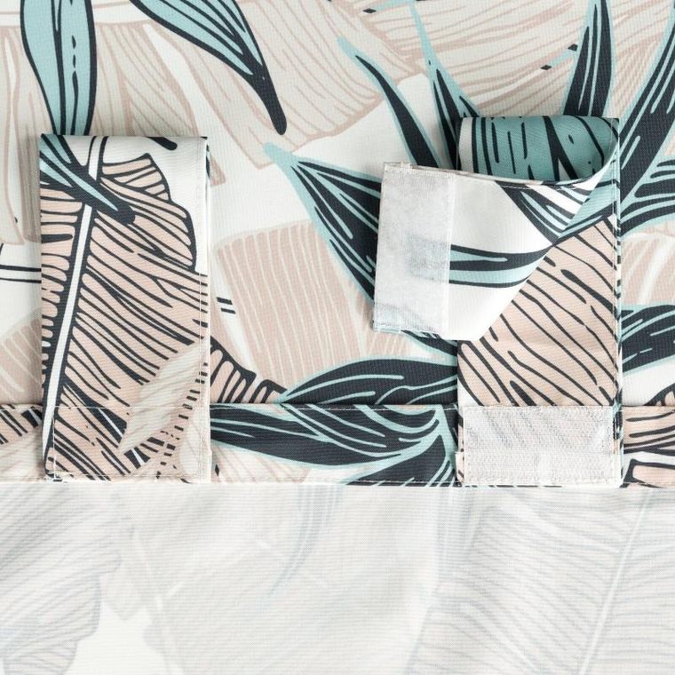 Eurofirany, zasłona zaciemniająca gotowa, Garden, na szelkach, 155-240 cm, beżowy