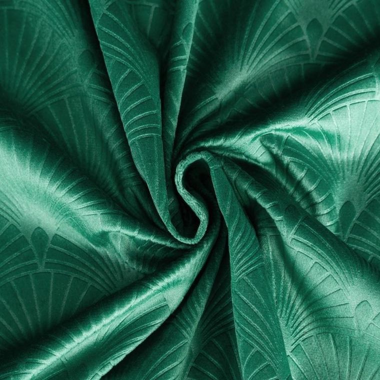 Eurofirany, zasłona zaciemniająca gotowa, Julia, 140-250 cm, zielony