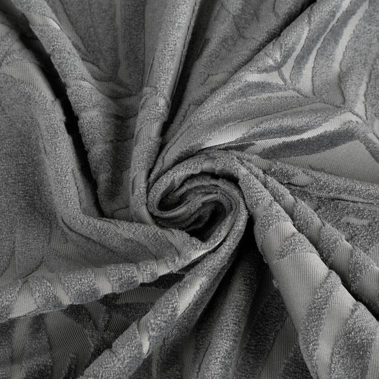 Eurofirany, zasłona zaciemniająca gotowa, Livia, 140-250 cm, stalowy