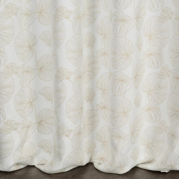 Eurofirany, zasłona zaciemniająca gotowa, Marigold. na taśmie, 140-300 cm, biały