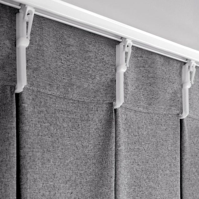 Eurofirany, zasłona zaciemniająca gotowa, Nelisa, 210-270 cm, grafitowy