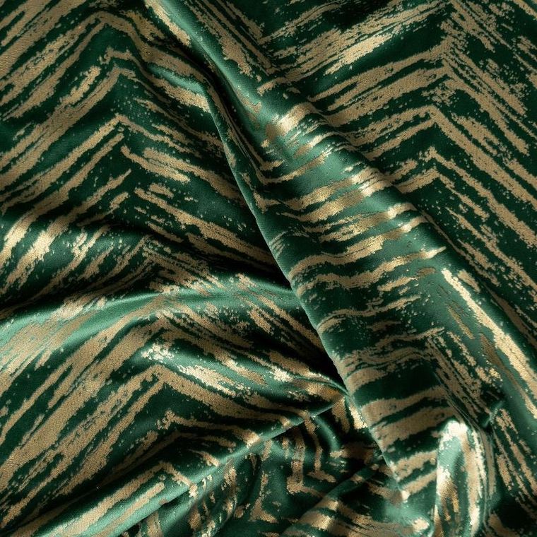 Eurofirany, zasłona zaciemniająca gotowa, Sara, 140-250 cm, ciemnozielony