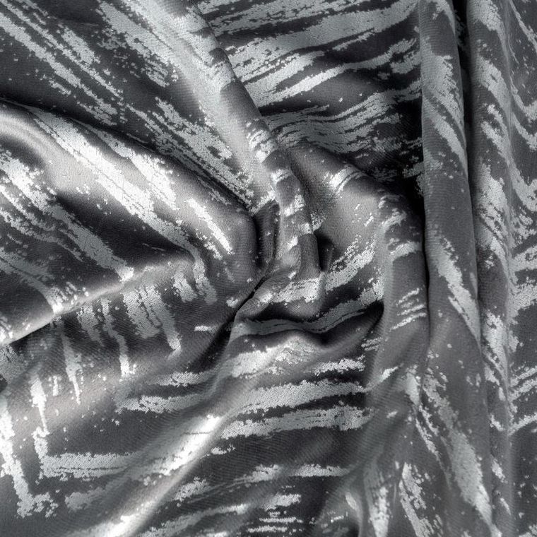 Eurofirany, zasłona zaciemniająca gotowa, Sara, 140-250 cm, stalowy