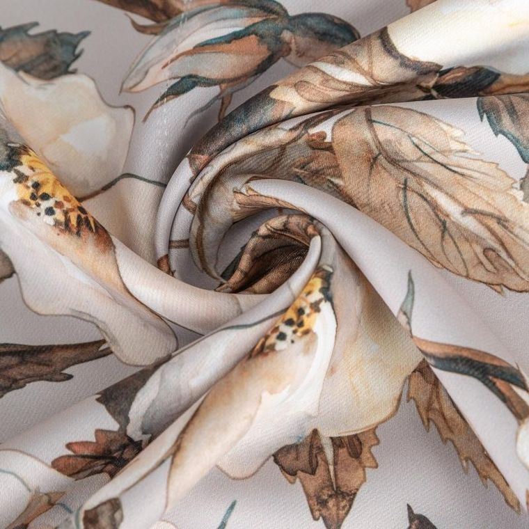 Eurofirany, zasłona zaciemniająca gotowa, Simona, 140-250 cm, beżowy