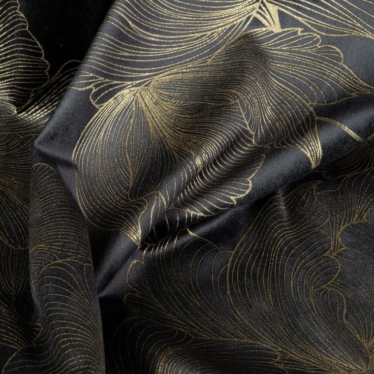 Eurofirany, zasłona zaciemniająca gotowa, Stella, 140-250 cm, czarny