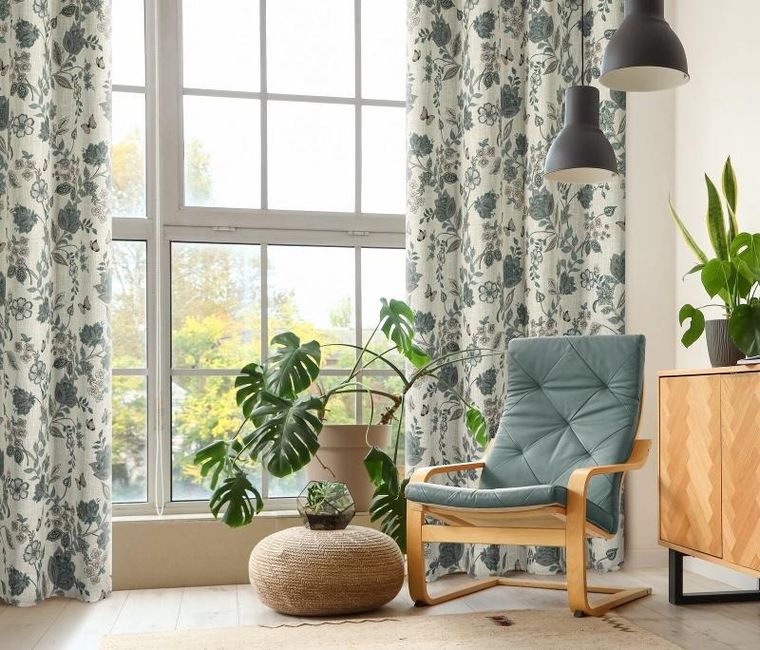 Eurofirany, zasłona zaciemniająca gotowa, Tali, 140-250 cm, naturalny