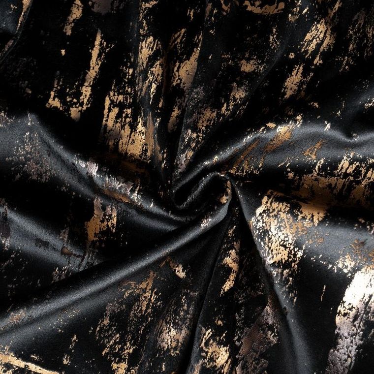 Eurofirany, zasłona zaciemniająca gotowa, Tonia, 140-250 cm, czarny