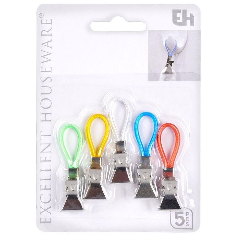 Excellent Houseware, klipsy na ręczniki, 5 szt.