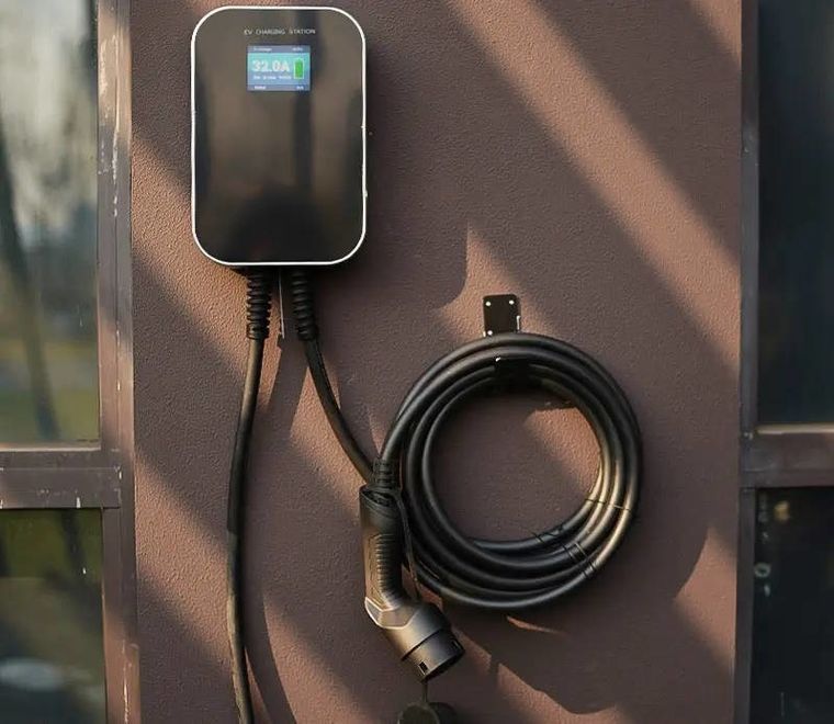 Extralink BS20-BC-22kW-APP Typ 2 32A 22kW, Ładowarka do samochodu elektrycznego, 3 fazy, ekran LCD, aplikacja, 6,1m