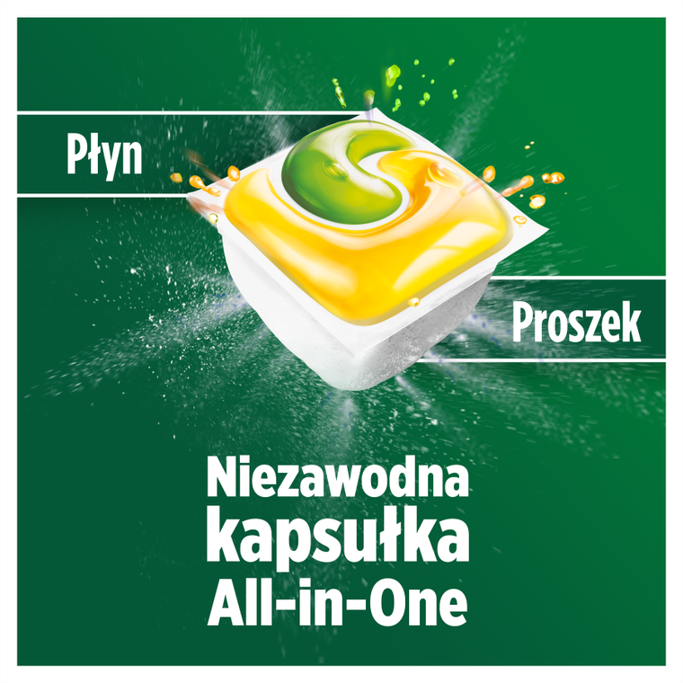 Fairy Original, Cytryna, kapsułki do zmywarki All in One, 56 tabletek