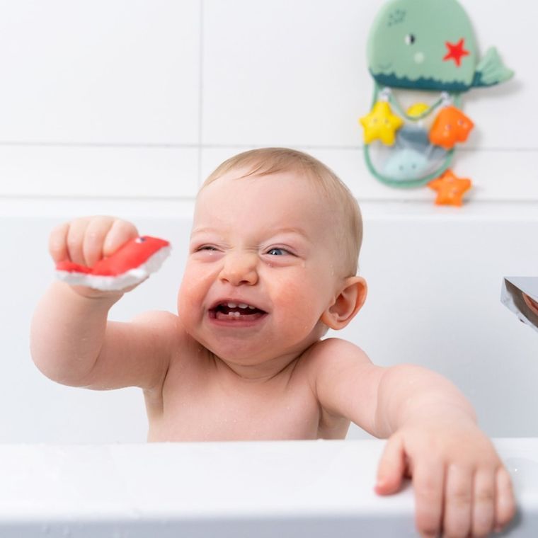 Fehn, Chlap i się baw, organizer z przyssawką na zabawki do kąpieli, wieloryb