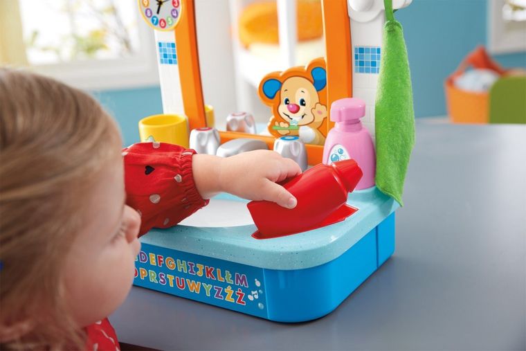 Fisher-Price, Laugh & Learn, Umywalka malucha, zabawka interaktywna