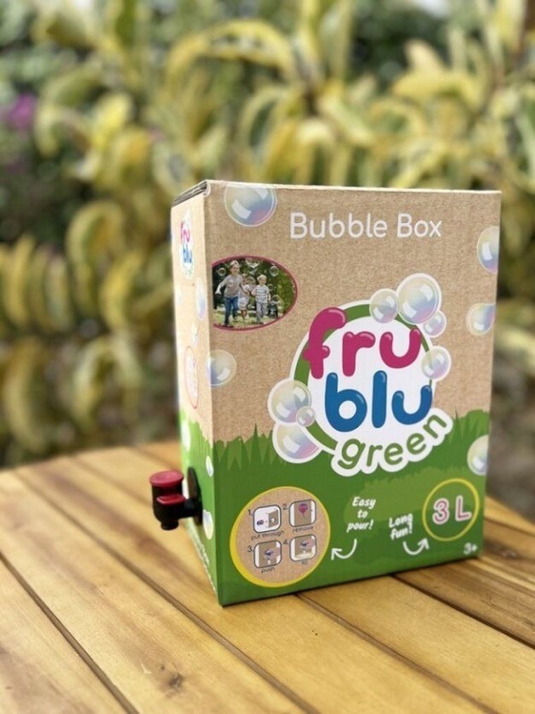 Fru Blu, Bubble Box, bańki mydlane płyn uzupełniający z kranikiem, 3l