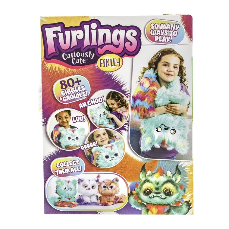 Furlings, Curiously Cute, Niesforne Futrzaki, maskotka interaktywna, Finley