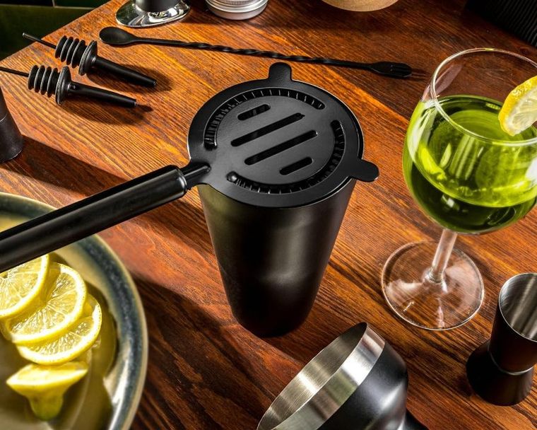 Gadget Master, zestaw barmański z wędzeniem whisky Deluxe 2w1