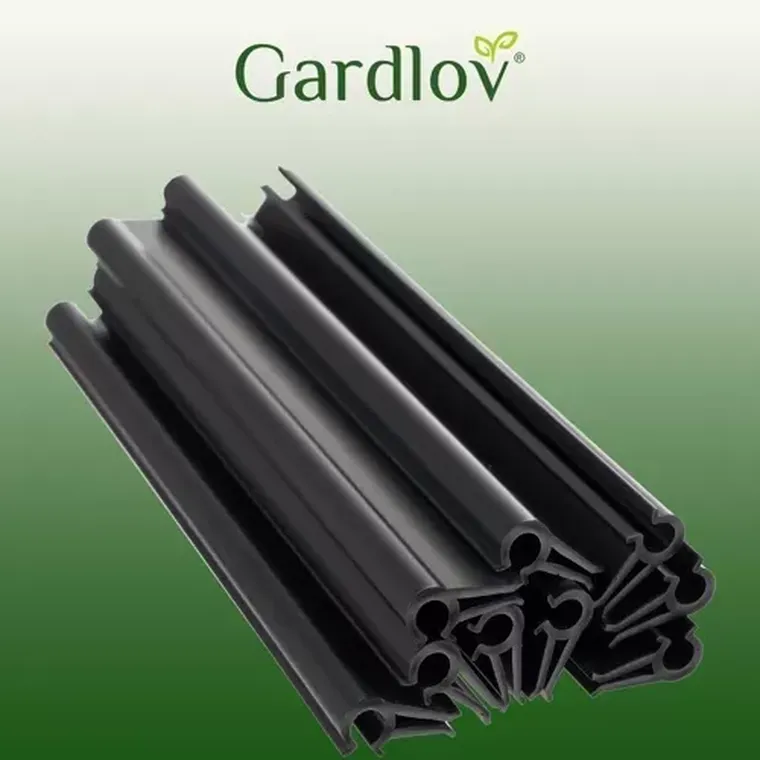Gardlov, klipsy do taśmy ogrodzeniowej, antracyt
