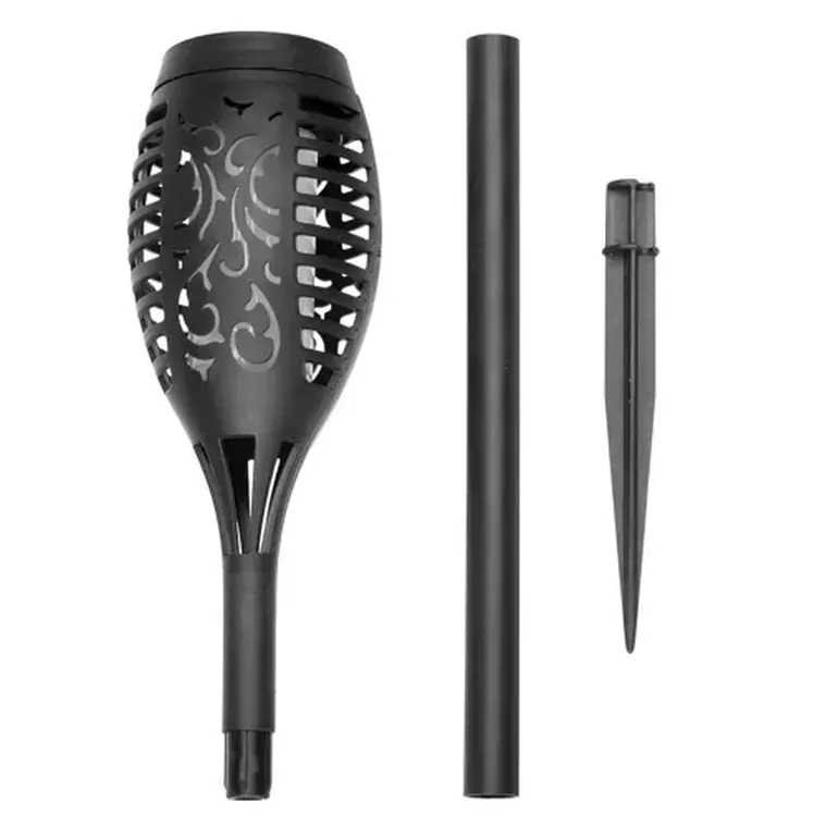 Gardlov, lampa ogrodowa solarna, pochodnia, 4 szt.