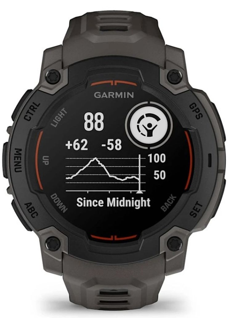 Garmin, Instinct E, smartwatch, 45 mm, black/charcoal