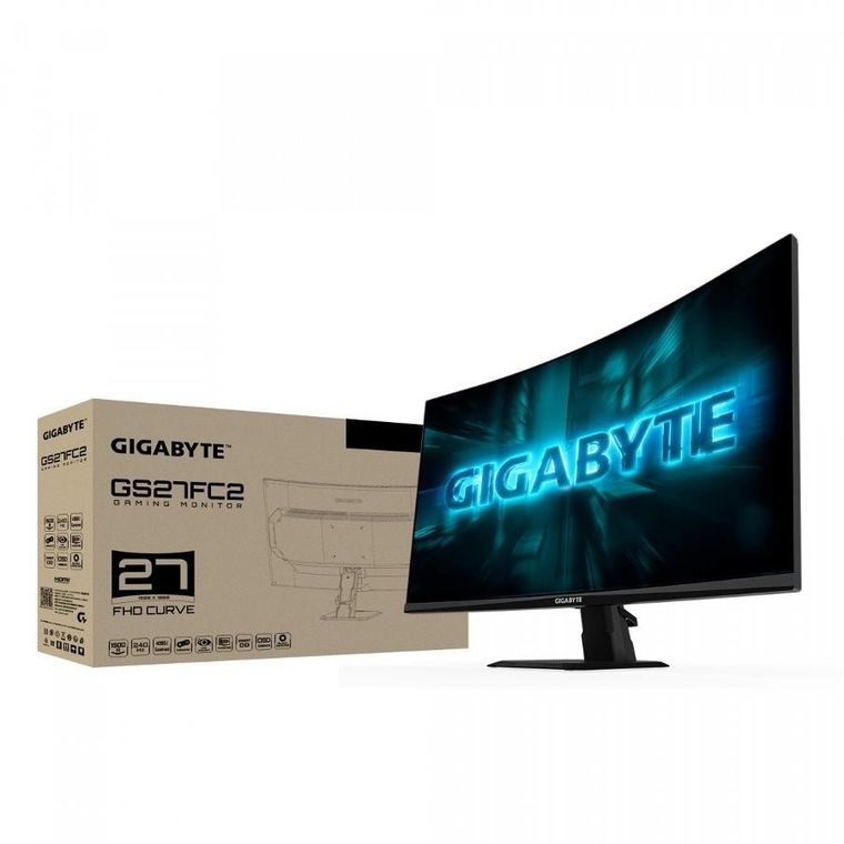 Gigabyte, monitor, 27", GS27FC2, GAMING, FHD, 240Hz, DP HDMI, CURVED