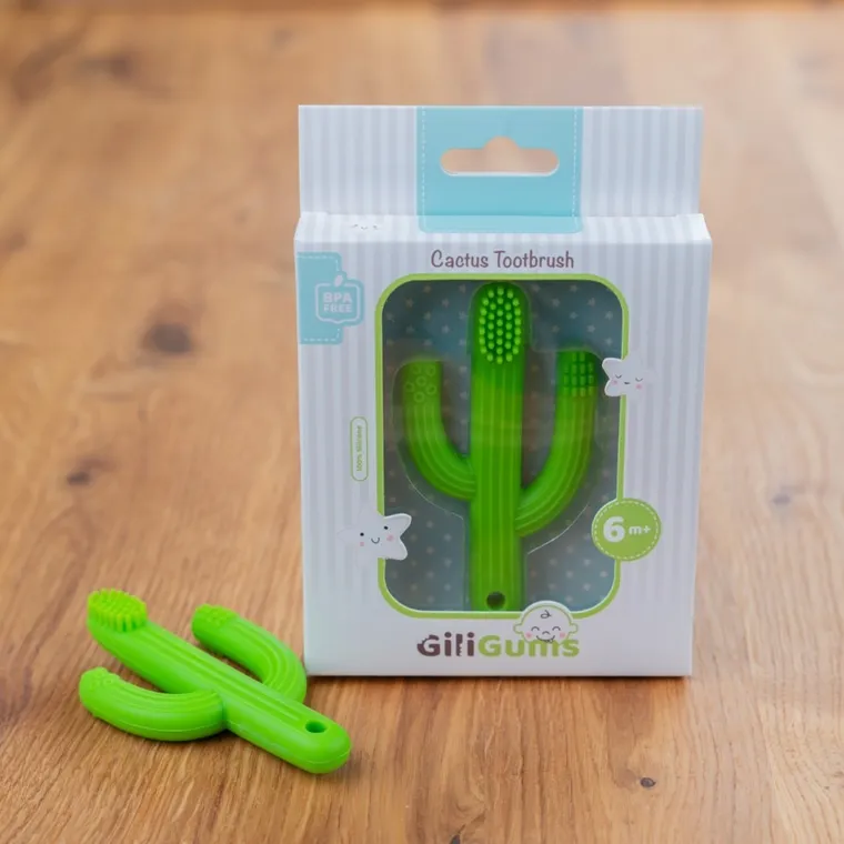 GiliGums, Kaktus, szczoteczka, zielony