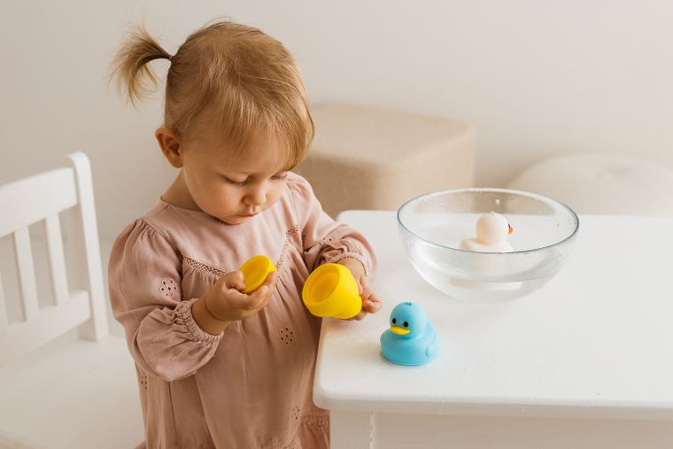 GiliGums, zestaw zabawek do kąpieli, kaczuszkowe trio