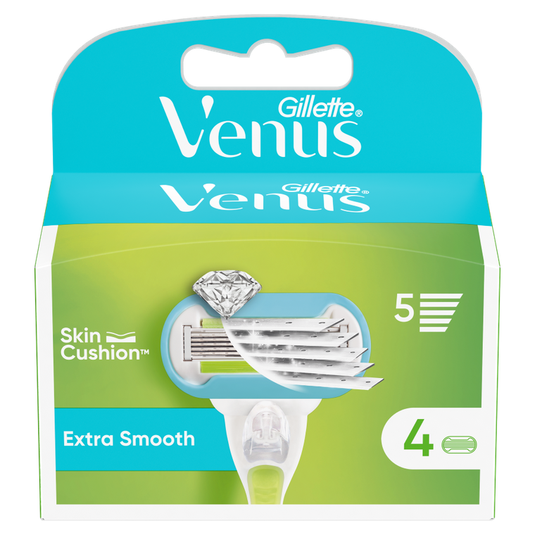 Gillette, Venus Embrace, wymienne ostrza do maszynki do golenia, 4 szt.